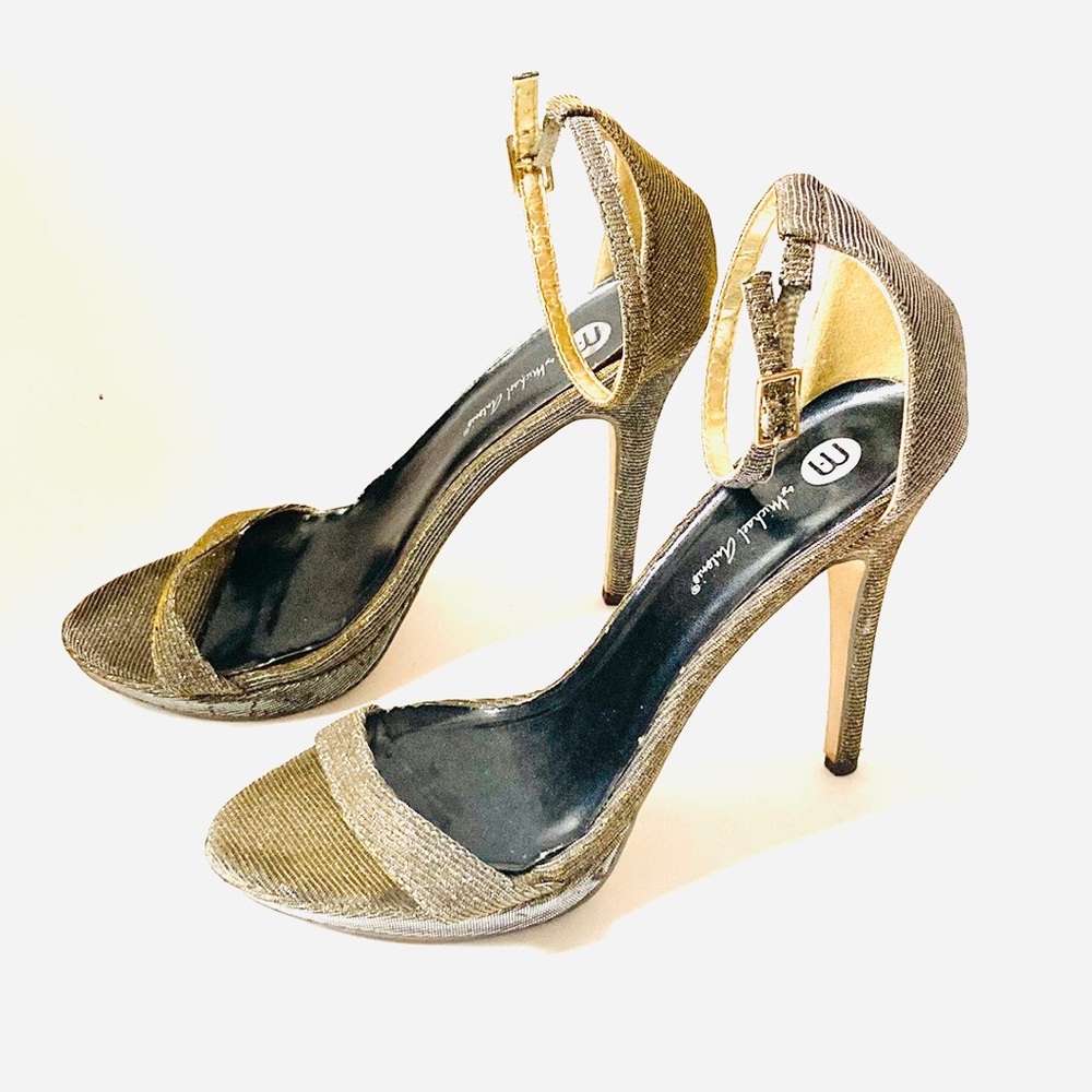 Michael Antonio -ankle strap heel sandals size 9.5